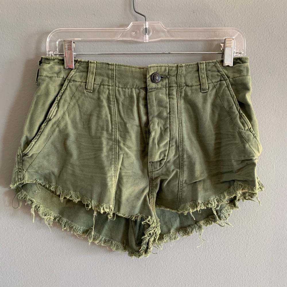Free People green shorts